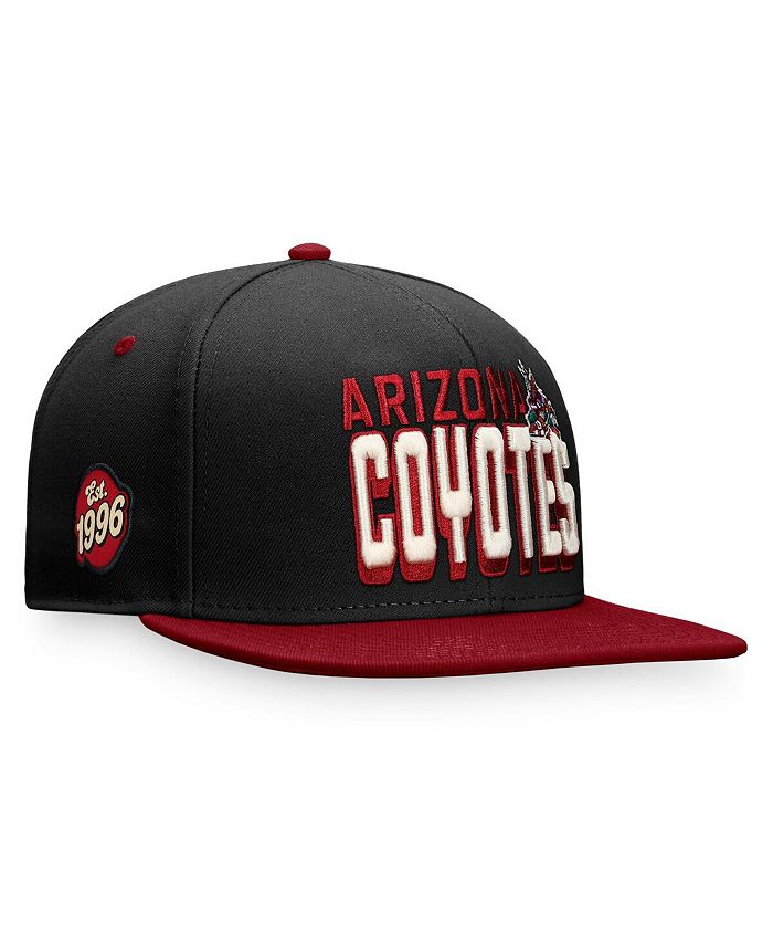 New Era Arizona Coyotes Black White Team Color 9FIFTY Snapback Cap - Macy's