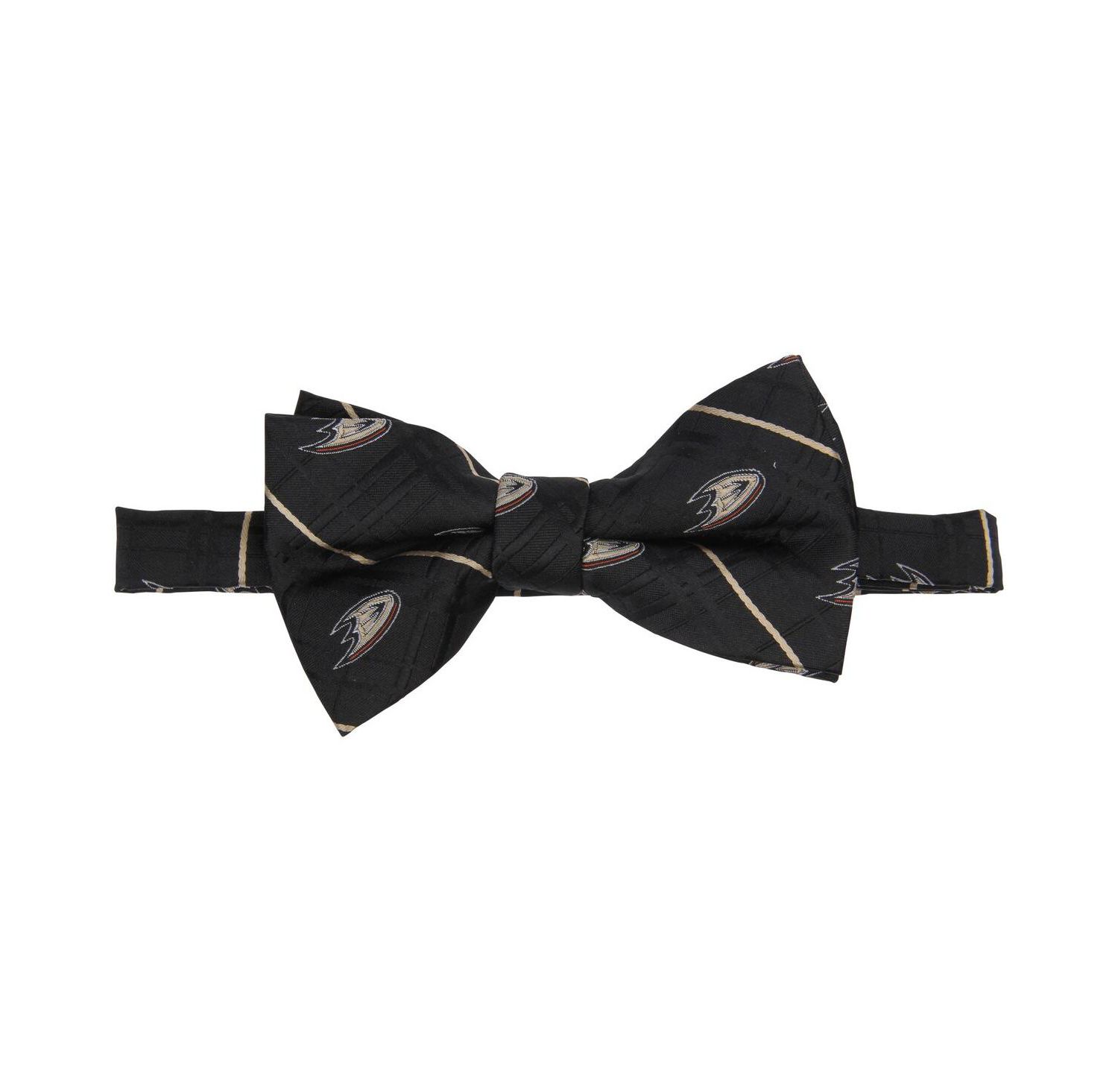 Men's Black Anaheim Ducks Oxford Bow Tie