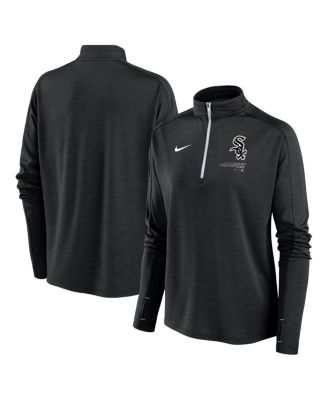 Women's Black Chicago White Sox Pacer Quarter-Zip Top
