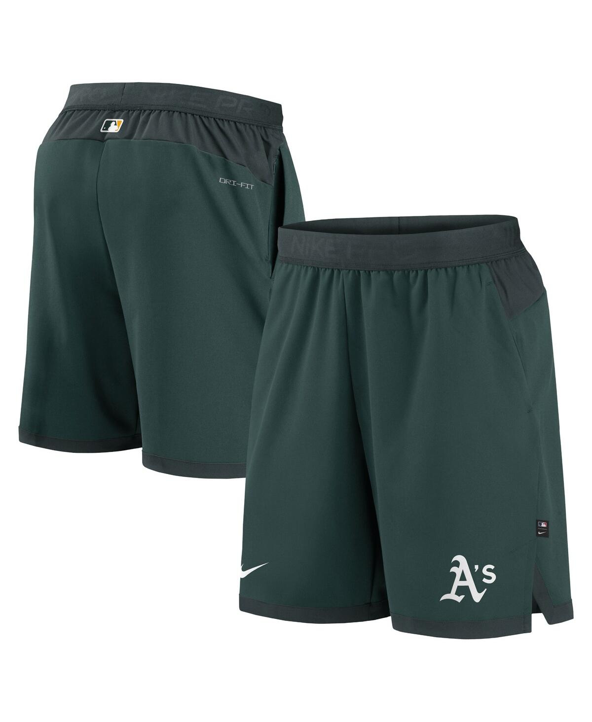 Nike Men's  Green Oakland Athletics Authentic Collection Flex Vent Performance Shorts In Green