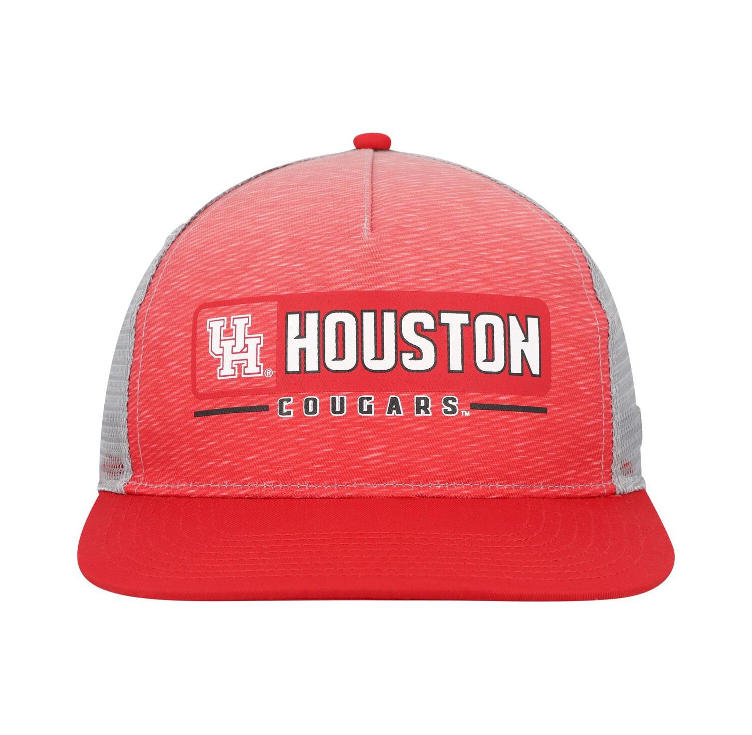 Men's Red, Gray Houston Cougars Snapback Hat