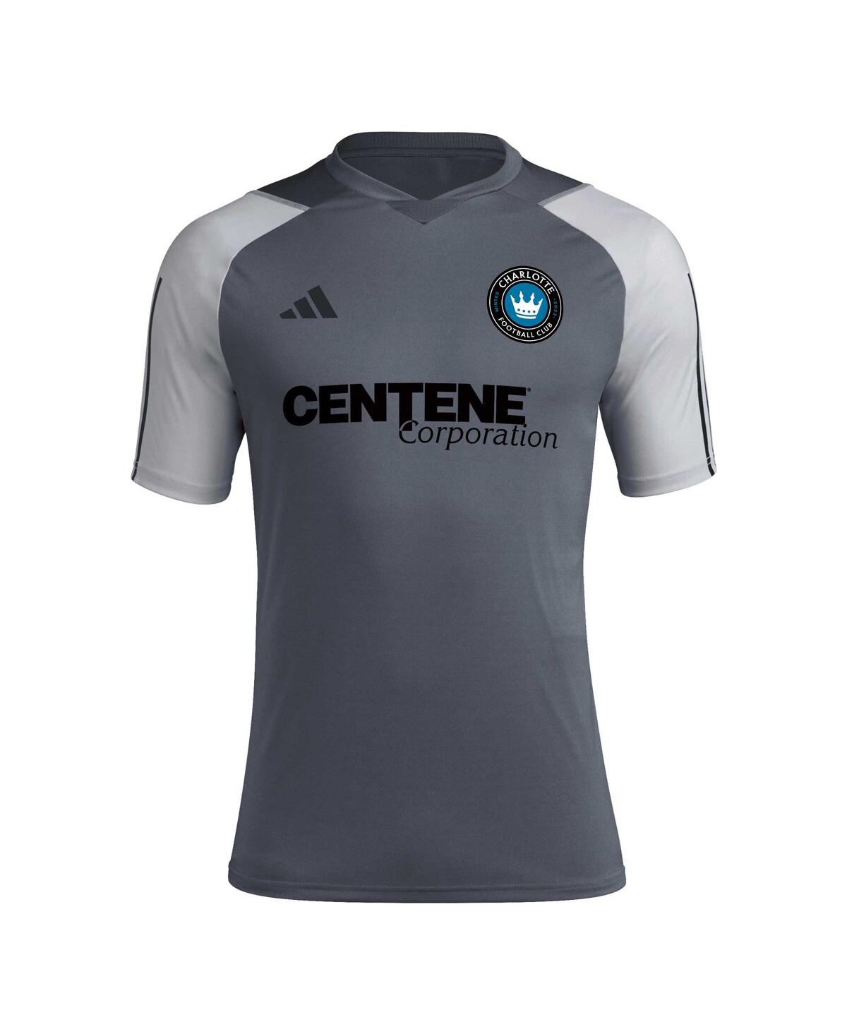 Men's adidasCharlotte Fc 2023 On-Field Training Jersey - Gray