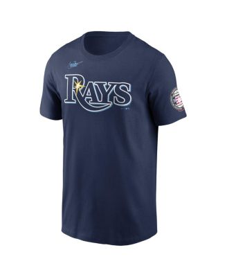 Men's Fred McGriff Navy Tampa Bay Rays Name and Number Hall of Fame T-shirt