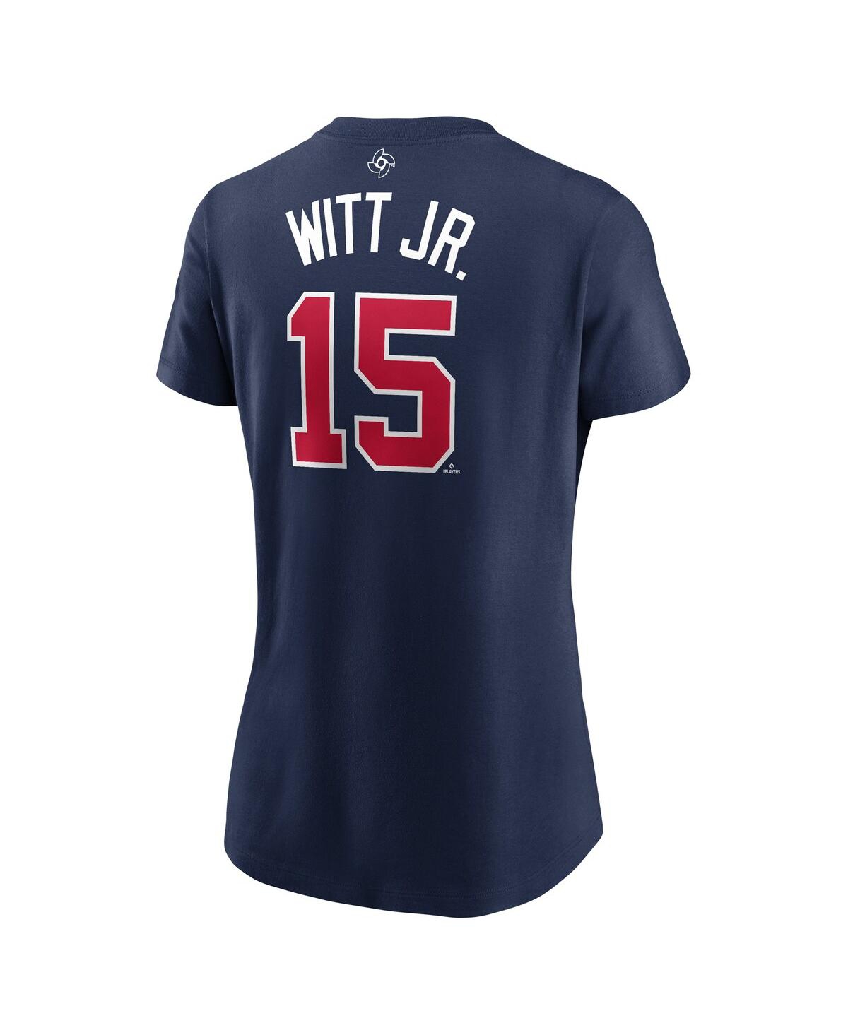 Nike Women's  Bobby Witt Jr. Navy Usa Baseball 2023 World Baseball Classic Name And Number T-shirt In Navy