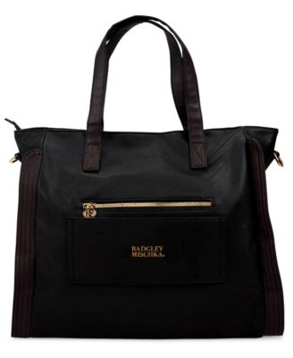 Rose Faux Leather Tote Weekender Carry-On