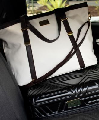 Anna XL Faux Leather Tote Weekender Travel Bag