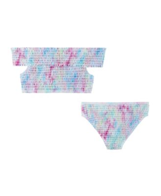 Toddler/Child Girls Purple Tie Dye Bikini Set