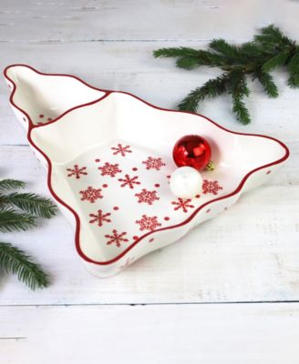 Winterfest Holiday Chip & Dip Tree Platter