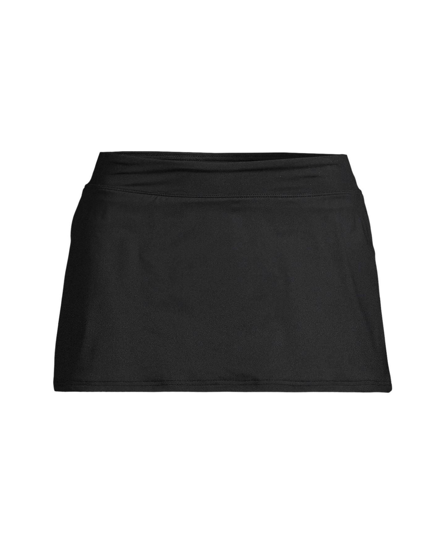 Женская юбка Lands' End Mini Swim Skirt, цвет: Чёрный — фото 23