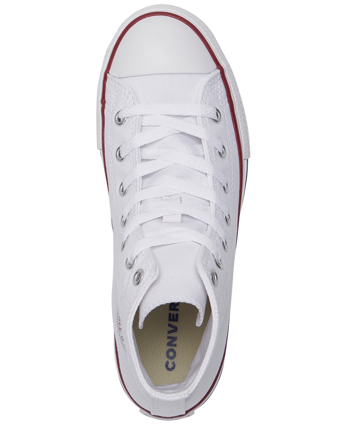 Converse Little Kids Chuck Taylor Hi Casual Sneakers From Finish Line In Optical White