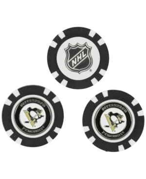 UPC 637556152886 product image for Team Golf Pittsburgh Penguins 3-Pack Poker Chip Golf Markers | upcitemdb.com