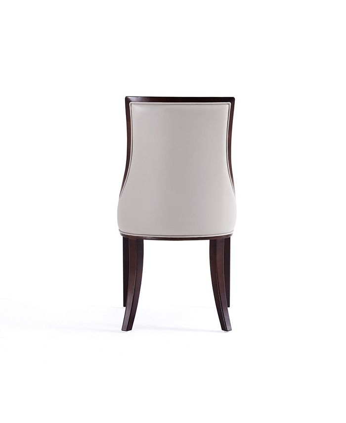 Manhattan Comfort Grand 4Piece Beech Wood Upholstered Dining Chair Set