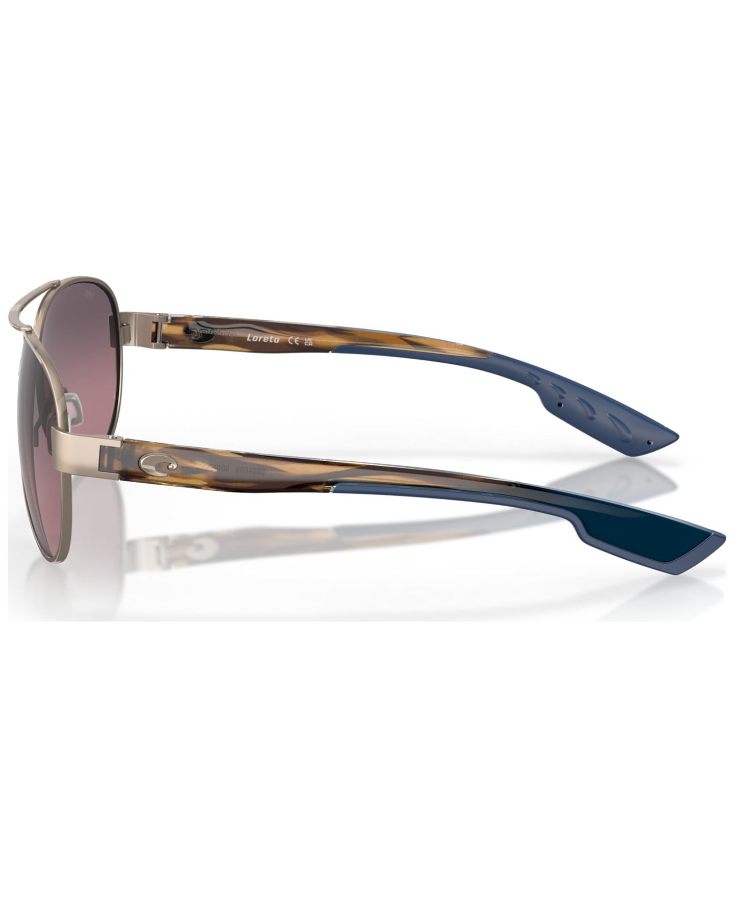 Женские солнцезащитные очки Costa Del Mar Polarized Sunglasses, Loreto, цвет: Золотой жемчужный — фото 5