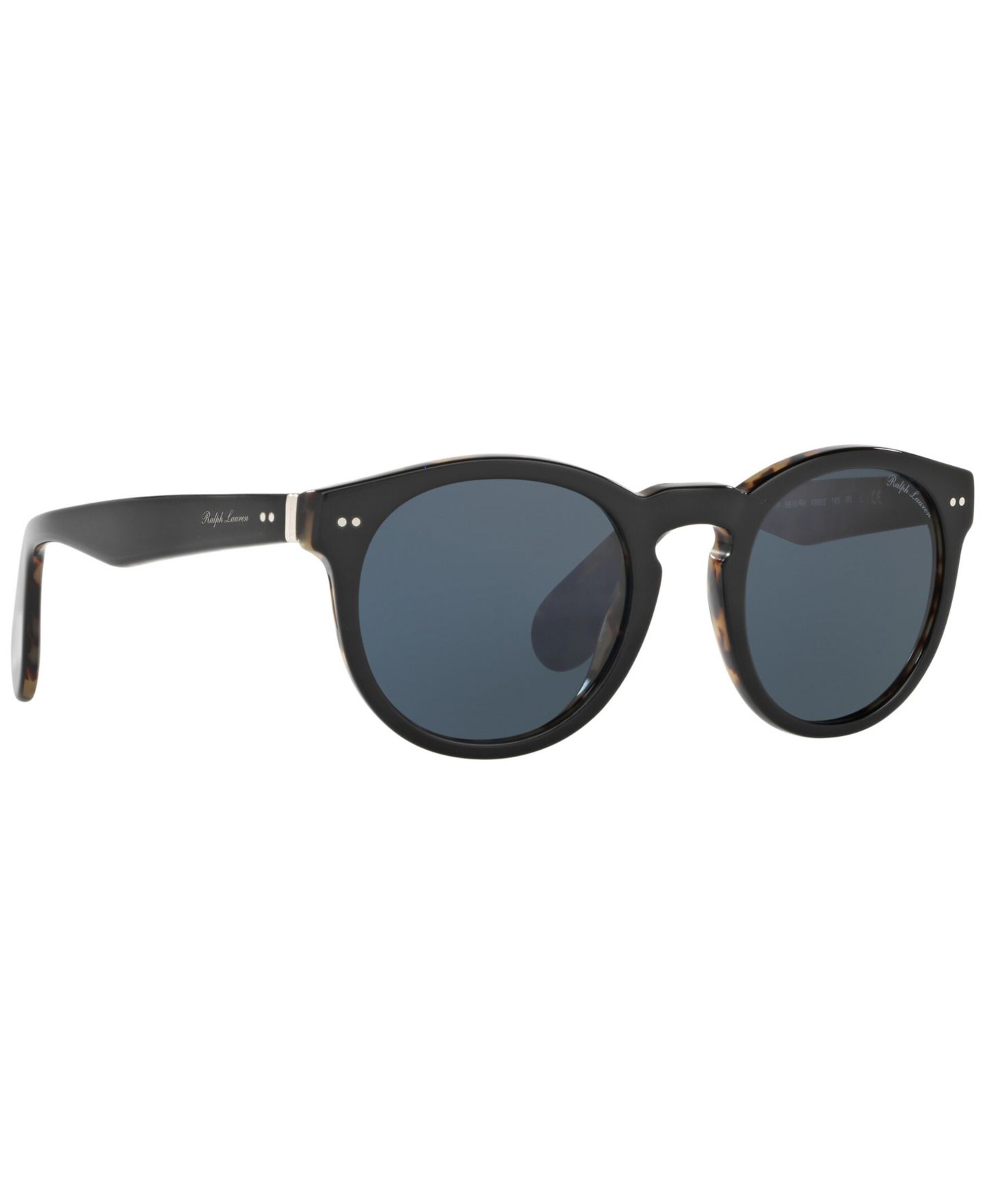 Женские солнцезащитные очки Ralph Lauren RL8146P49-X 49, цвет: Блестящий чёрный гавана — фото 2