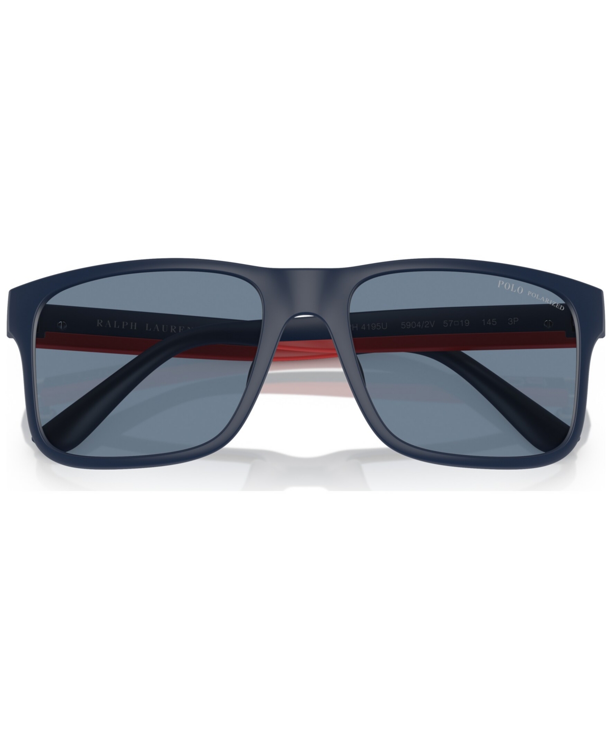 Polo Ralph Lauren Men's Polarized Sunglasses, Ph4195u In Matte New Port Navy