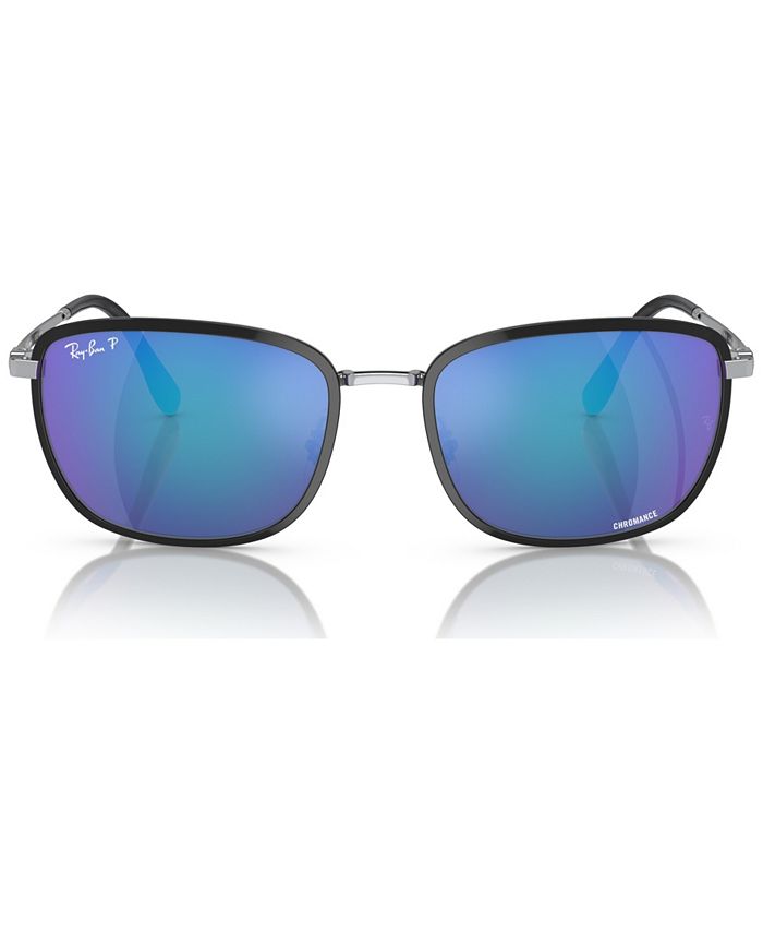 RayBan Men's Polarized Sunglasses, RB3705 Chromance Macy's