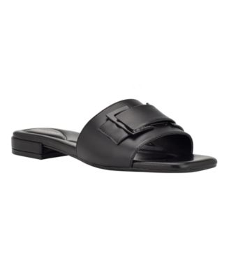 Calvin klein leather sandals online