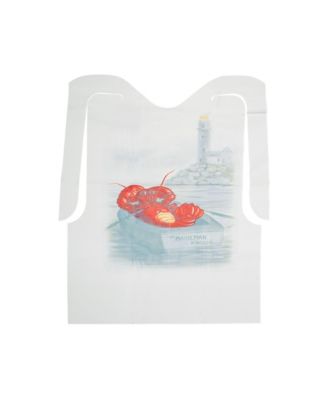 Lobster Tools and Extra-Large Disposable Seafood Bibs, Includes 2 Seafood Tools and 12 Bibs