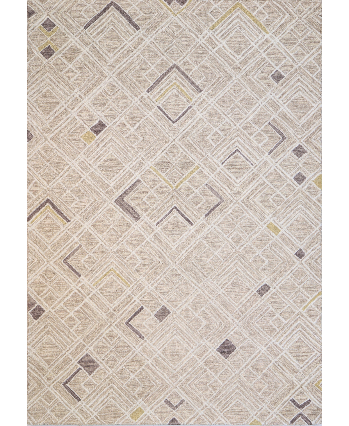 Bb Rugs Taron TRN127 7'6in x 9'6in Area Rug - Beige