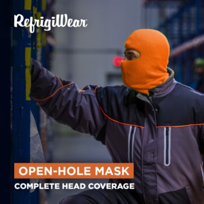 Men's Open Hole Face Mask - Breathable, Flexible, and Warm Winter Face Cover