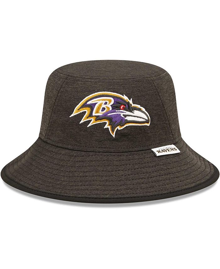 New Era Men's Heather Black Baltimore Ravens Bucket Hat - Macy's