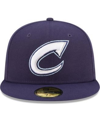 Men's Navy Columbus Clippers Authentic Collection 59FIFTY Fitted Hat
