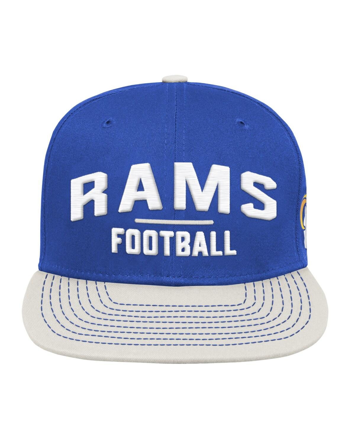 Big Boys and GirlsLos Angeles Rams Lock Up Snapback Hat - Royal