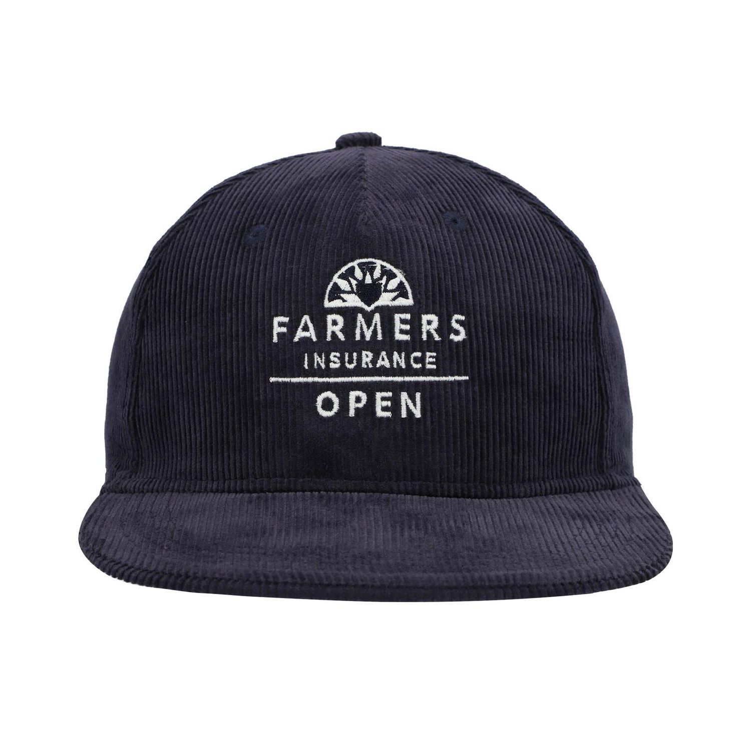 Men's Navy Farmers Insurance Open Moby Snapback Hat