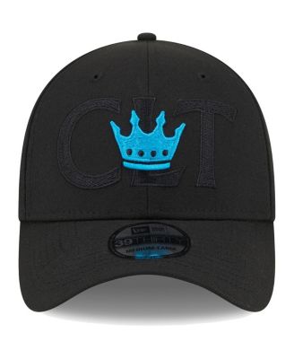 Men's Black Charlotte FC Kick Off 39THIRTY Flex Hat
