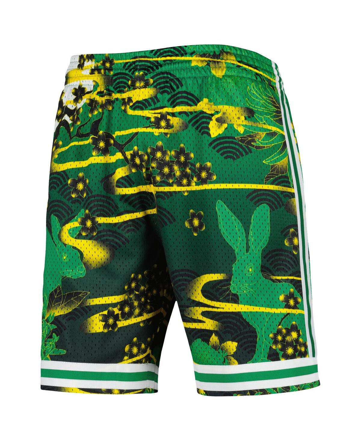 Mitchell & Ness Men's  Kelly Green Boston Celtics Lunar New Year Swingman Shorts In Kelly Green