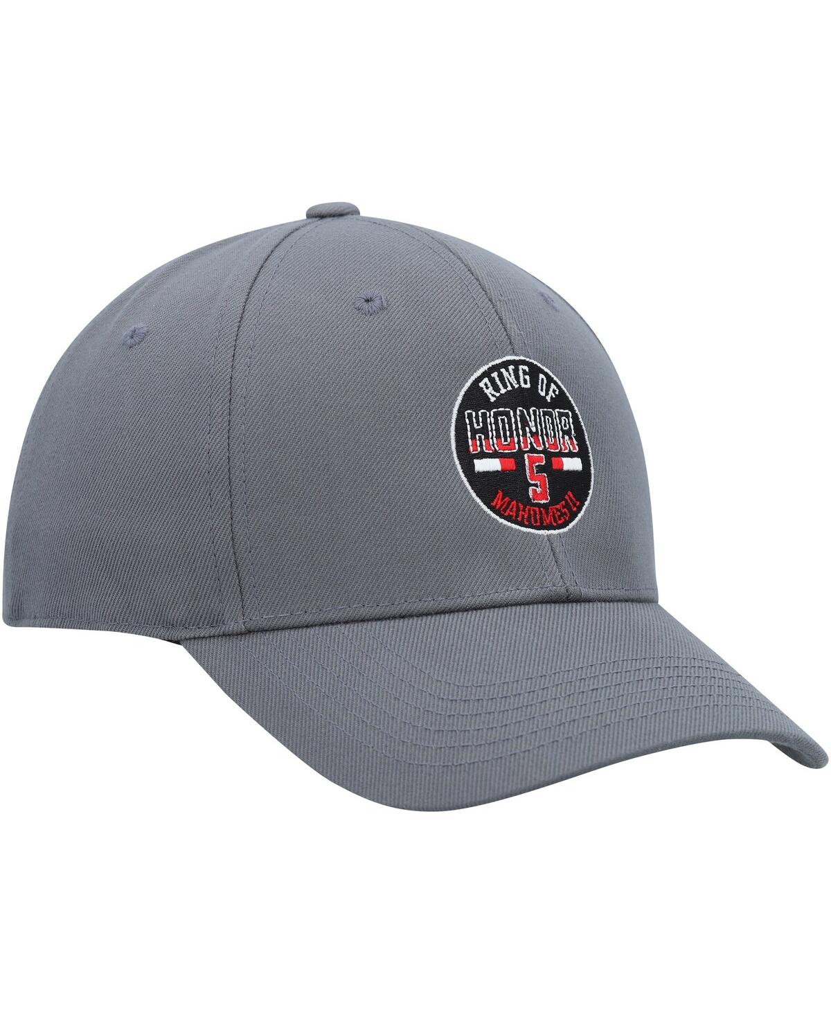 Shop Under Armour Men's  Patrick Mahomes Gray Texas Tech Red Raiders Ring Of Honor Adjustable Hat