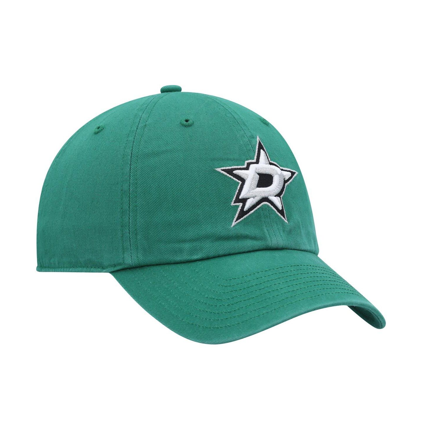 Мужская кепка '47 Brand Kelly Green Dallas Stars Clean Up Adjustable Hat — фото 4