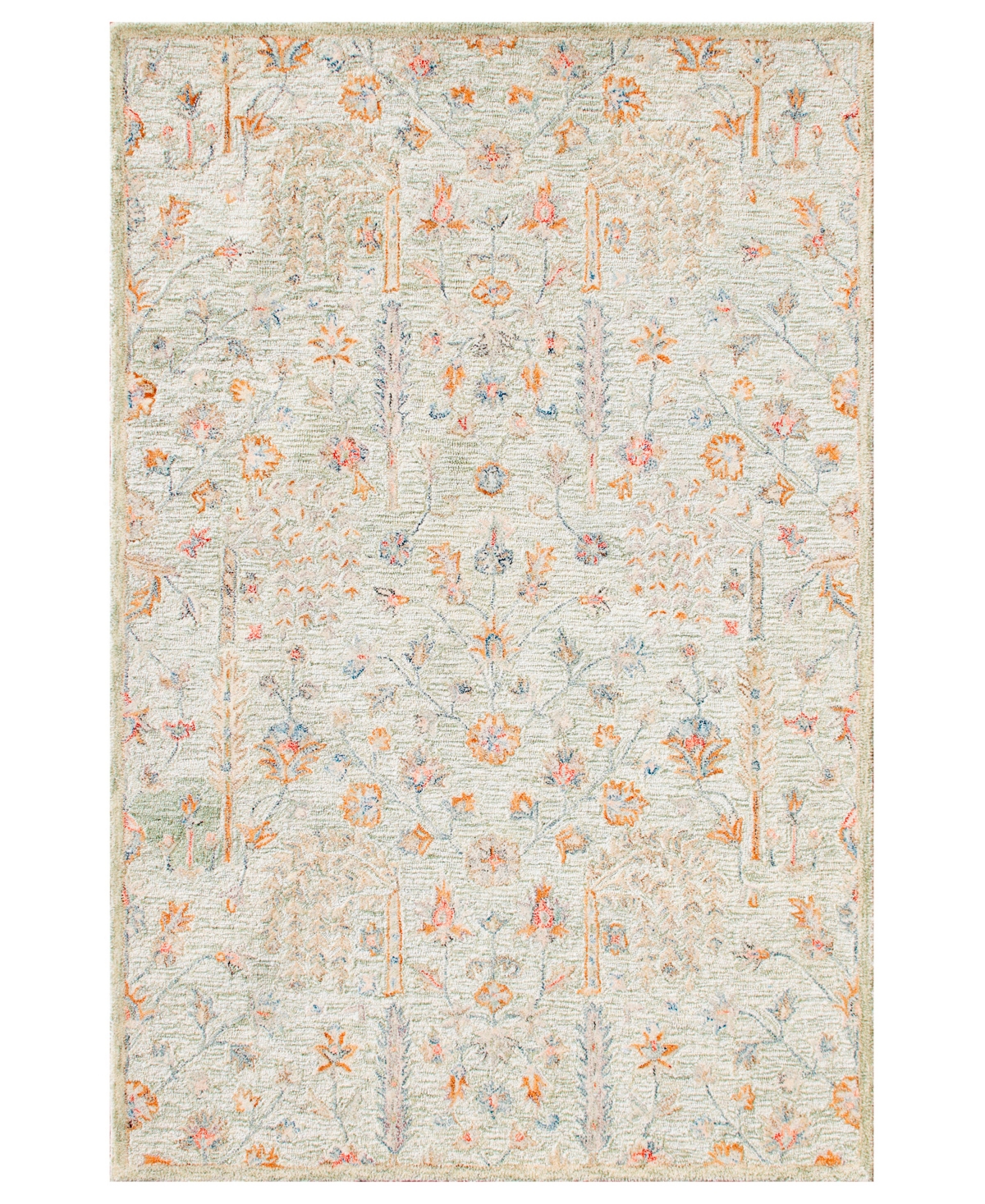 Lr Home Varana Varna-92a 5' X 7'9" Area Rug In Green