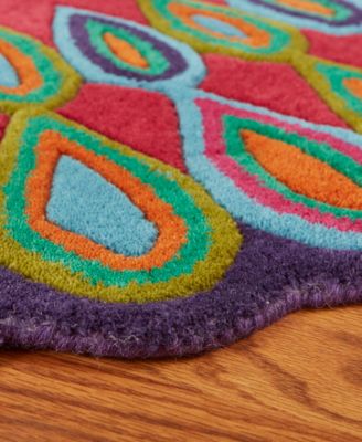 Valentin VLNTA-540 7'9" x 7'9" Round Area Rug