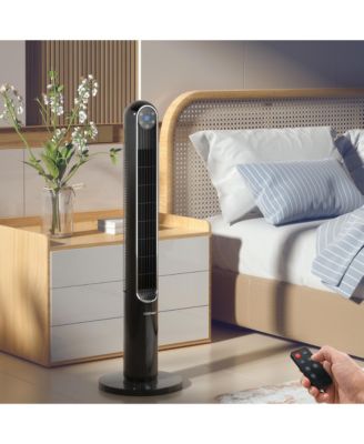 42'' Tower Fan Smart Display Panel 12H Timer 80 Degree Oscillating Fan w/Remote