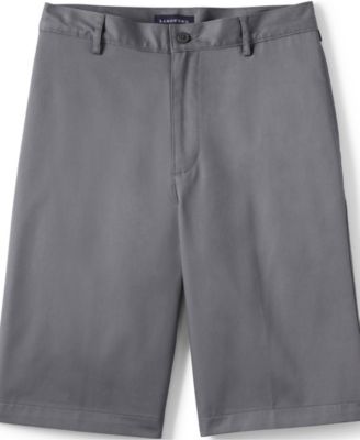 Men's 11" Plain Front Blend Chino Shorts