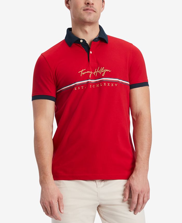 Tommy Hilfiger Men's TH Flex Custom Fit Polo Shirt & Polos - Men - Macy's