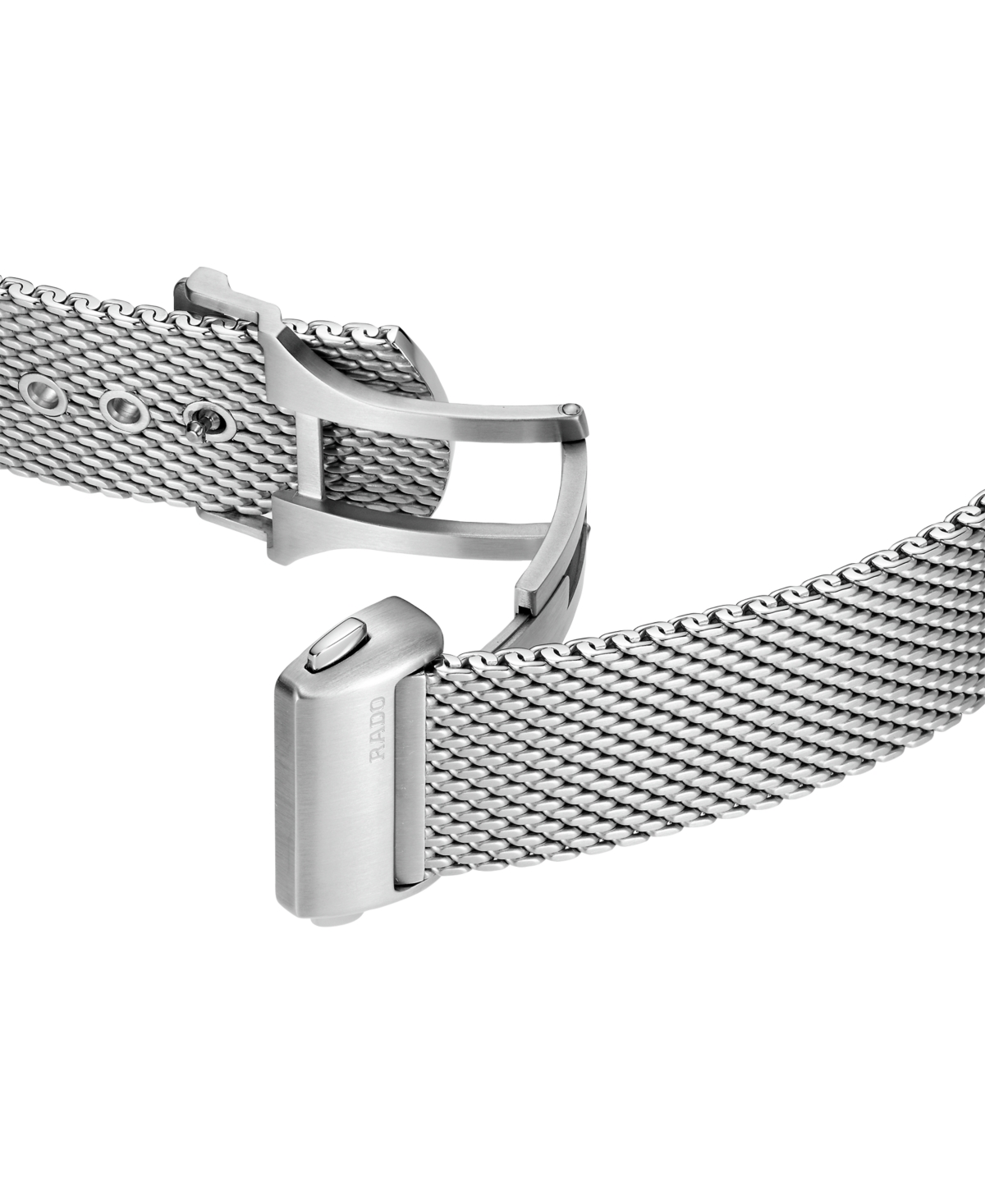 Rado Unisex Swiss Automatic DiaStar Original 60th Anniversary Edition Stainless Steel Mesh Bracelet Watch 38mm