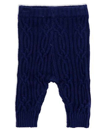 Little Gent Baby Boys Shawl Collar Knit Cardigan and Pants, 2 Piece Set ...