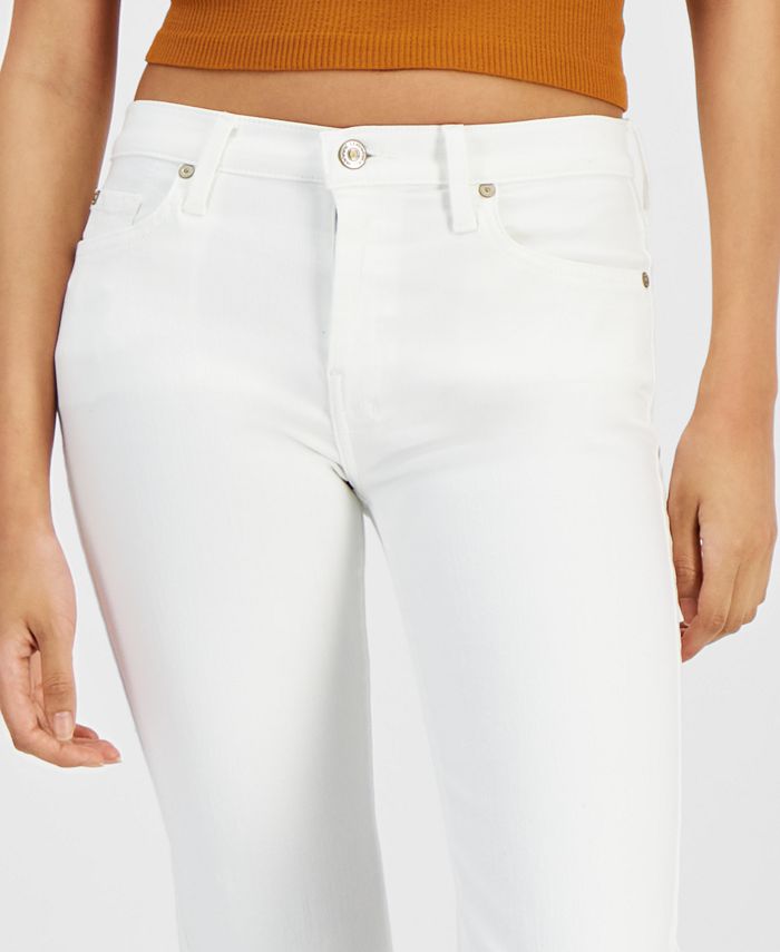 7 For All Mankind Women's Dojo Mid-Rise Tailorless Jeans - Macy's