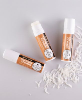 Coconut Cream Lip Balm Set, 3 Piece