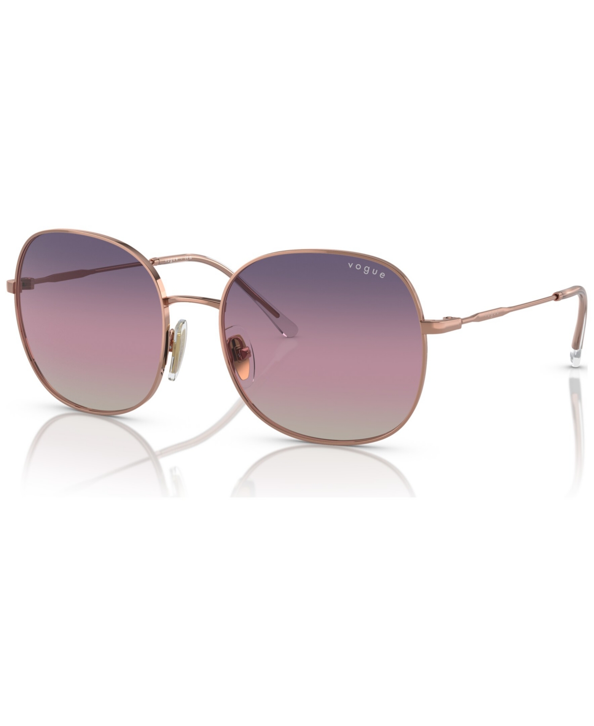 Shop Vogue Eyewear Women's Sunglasses, Vo4272s In Rose Gold-tone