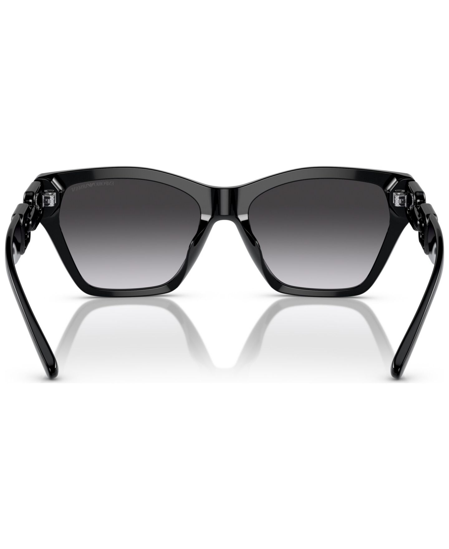 Женские солнцезащитные очки Emporio Armani Sunglasses, EA4203U, цвет: Блестящий чёрный — фото 4