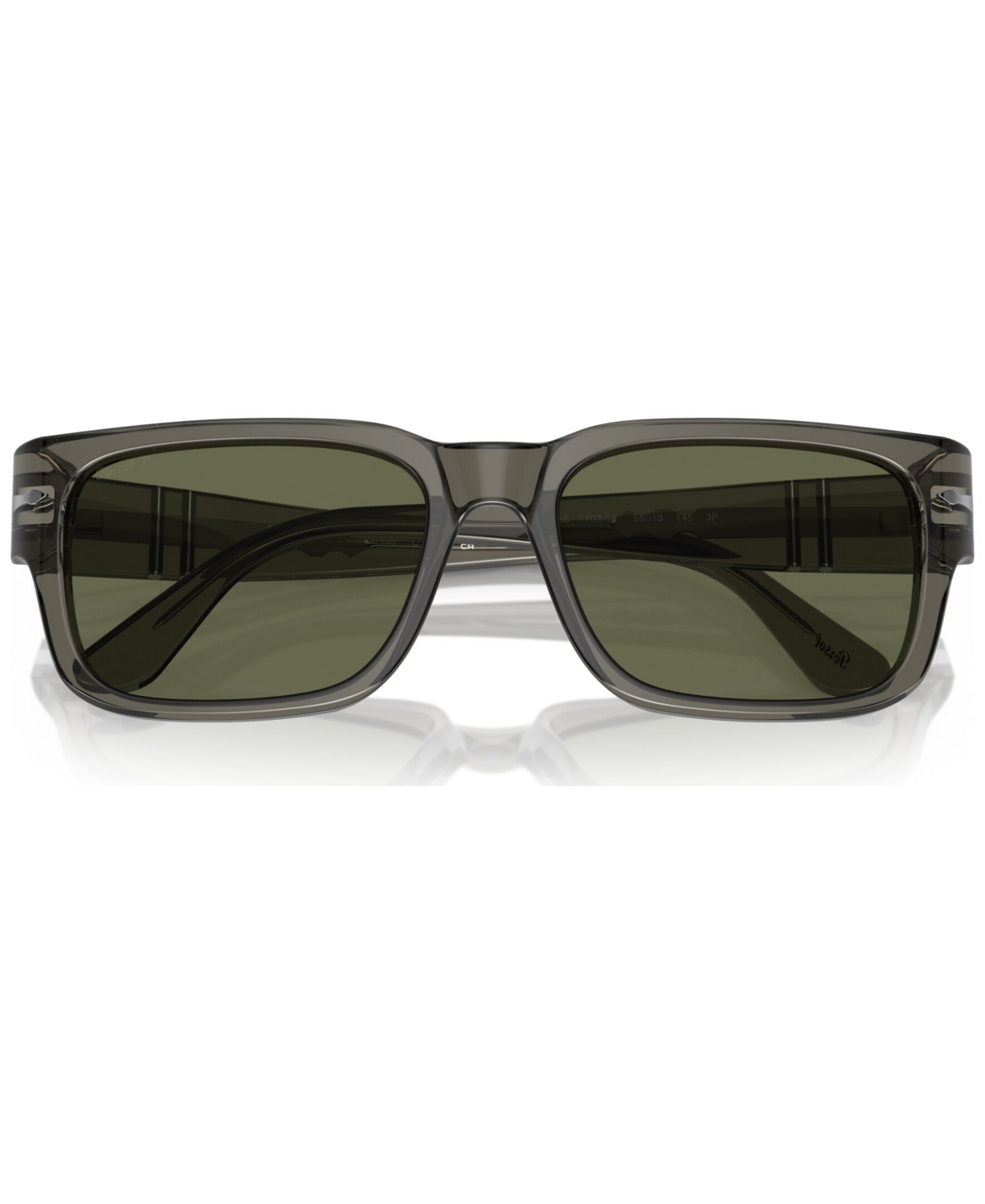 Persol Man Sunglasses Po3315s In Transparent Taupe Gray