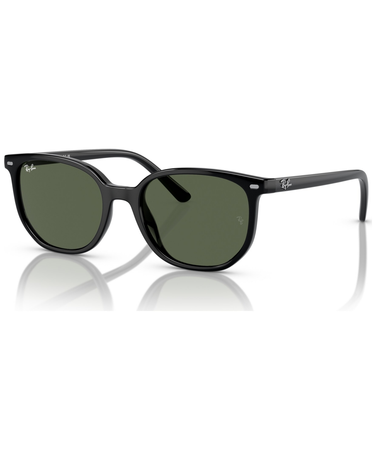 Shop Ray-ban Jr Kids Sunglasses, Elliot (ages 7-10) In Black