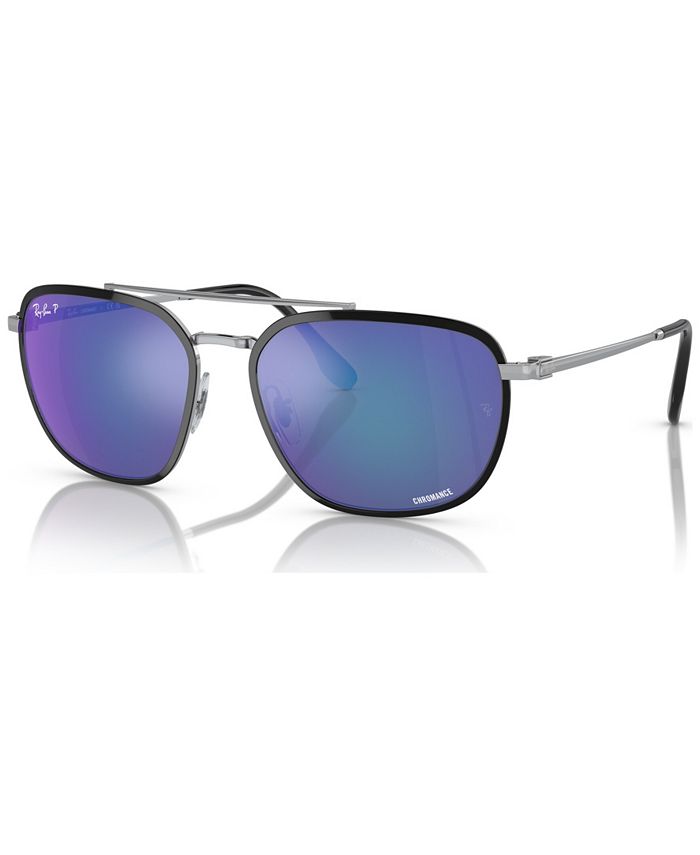 Ray Ban Men s Polarized Sunglasses RB3708 Chromance Macy s