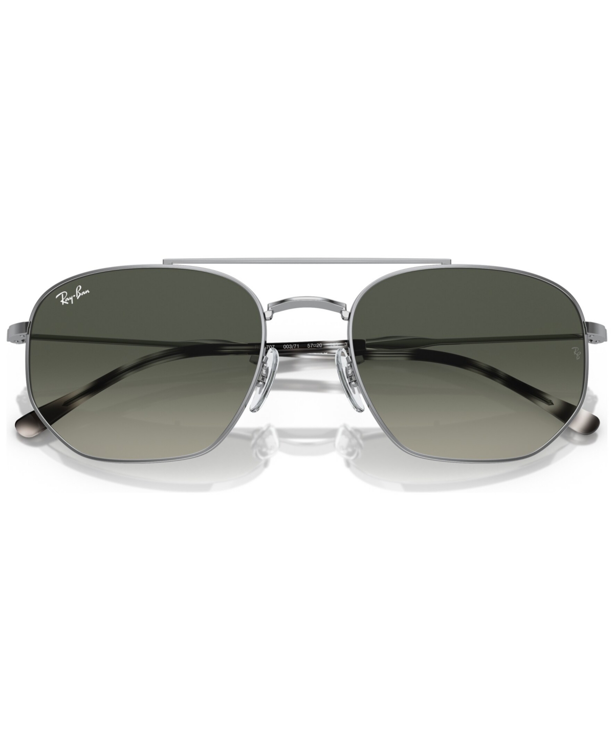 Ray-Ban Unisex Sunglasses, RB3707 - Silver-Tone