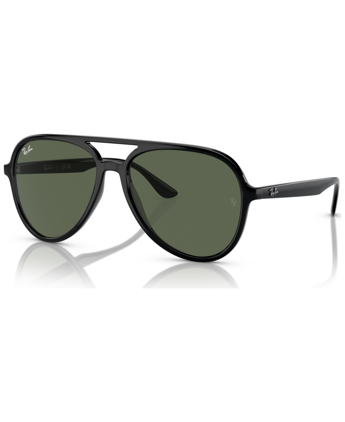 Ray Ban Unisex Low Bridge Fit Sunglasses, Rb4376 In Black