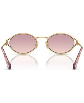Women's Oval Metal Sunglasses, MU52YS