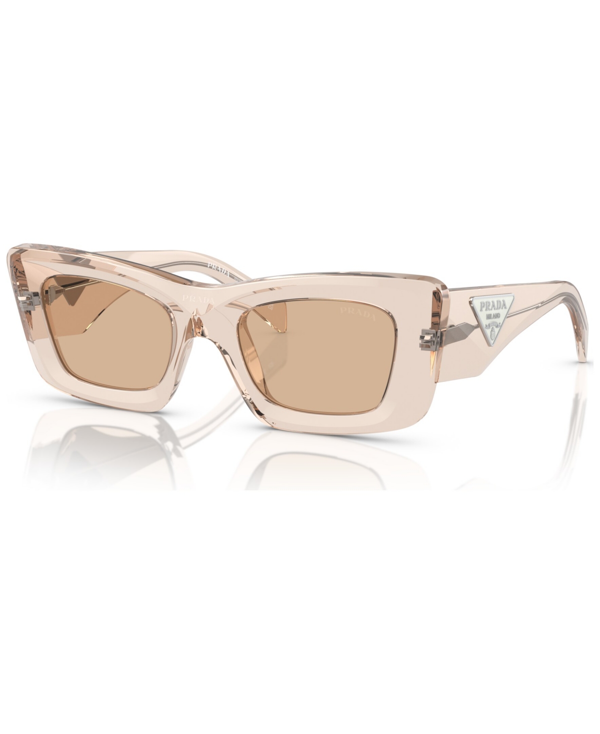 Prada Women's Sunglasses, Pr 13zs In Crystal Beige